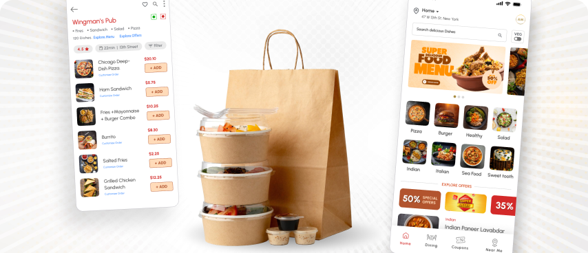 Custom Food Delivery App