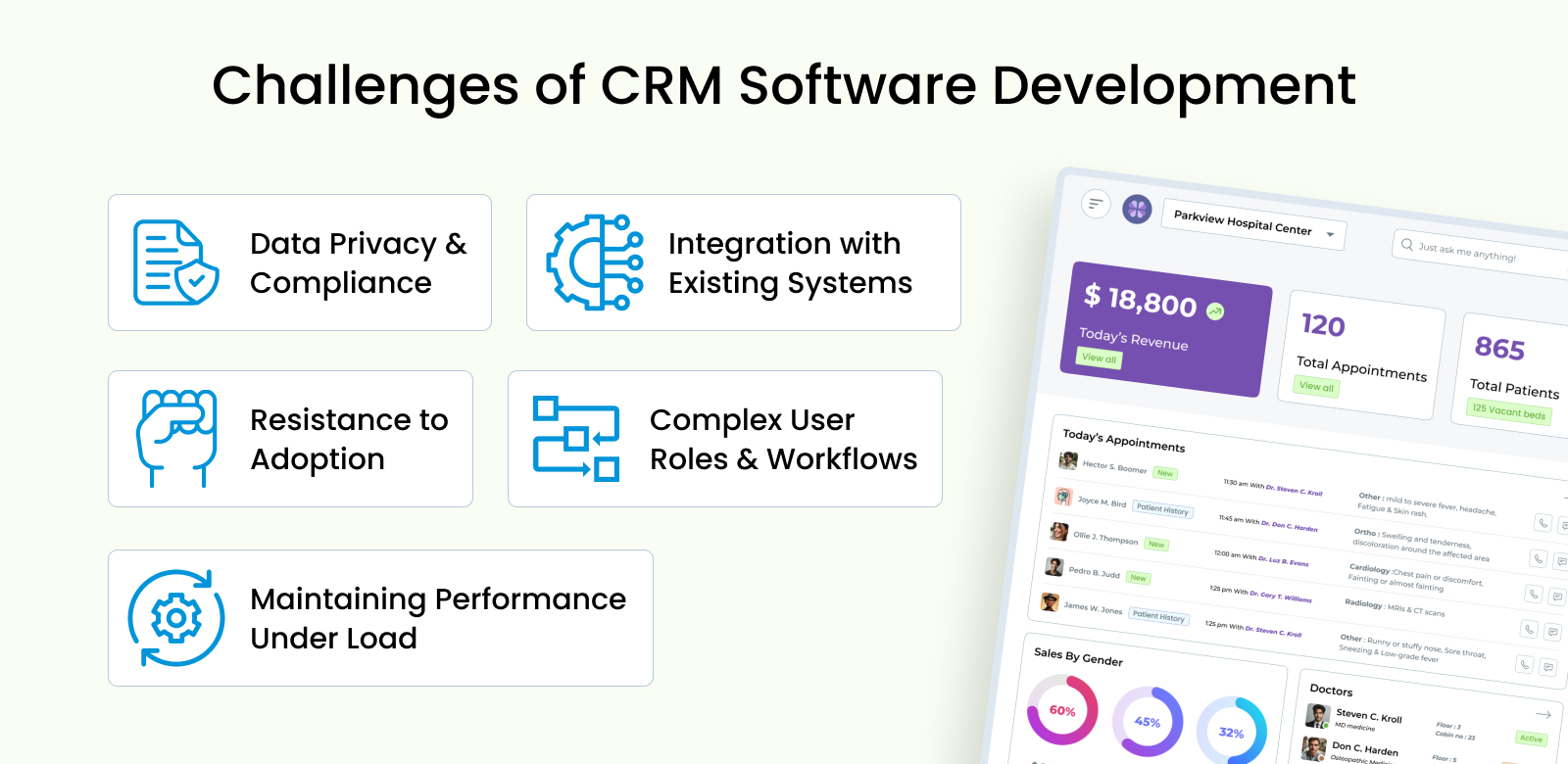 Challenges of CRM Software Development